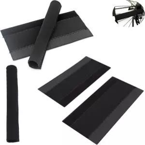 YehVe 5팩 자전거 프레임 체인스테이 프로텍터 유니버설 네오프렌 패브릭 랩 커버 패드 가드 프로텍션 산악