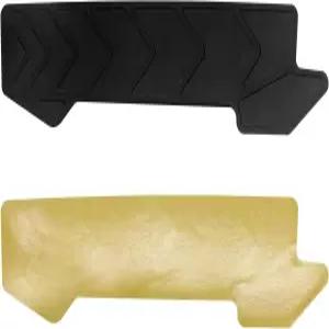 실리콘 자전거 프레임 보호 테이프 및 체인스테이 가드 2팩 MTB/도로/이바이크용 접착식 긁힘 방지 패드