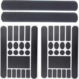 젤레도 2팩 자전거 프레임 체인 보호 가드 패드 및 2피스 스테이 데칼