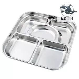 [하프클럽/브이와이]급식판 가방 아기 스텐 식판 여러구간 나누기