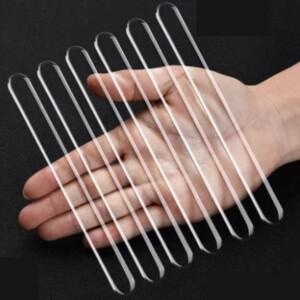 자동차 문짝 가장자리 투명 스크래치 방지 스트립, 범퍼 스커프 플레이트 바, 백미러 충돌 보호대 스티커