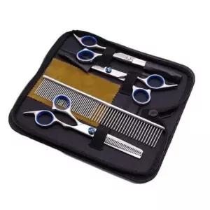 [반려] 도구 세트 숱가위 강아지 애견미용가위 셀프 펫샵 미용