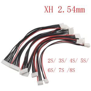 5Pcs XH 2.54mm JST 남성-여성 커넥터 2S 3S 4S 5S 6S 7S 8S Lipo 밸런스 와이어 연장 충전 케이블 리드 코