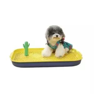 [반려] 1P 메쉬 선인장 화장실 애견 강아지 배변판 패드 소형