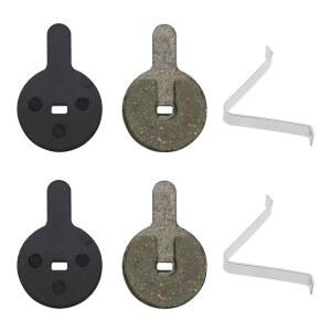 SING F LTD 2쌍의 레진 세미 메탈릭 바이크 디스크 브레이크 패드, 시마노 SRAM AVID 헤이즈 MX3 MX4 두께 4mm 산악 도로 자전거 사이클링 MTB 패드 호환