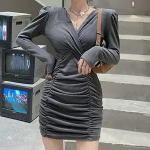 랩원피스 스커트 밴딩 셔링 데이트룩 모임룩 원피스