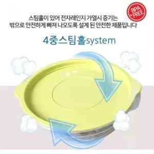 TBZ 니본 전자렌지용 밥찬 용기 4세트 대 450ml