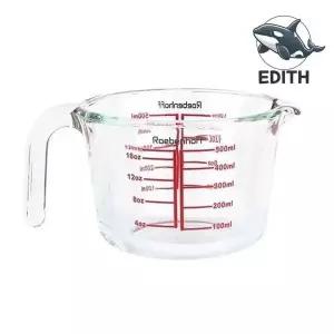 [하프클럽/브이와이]유리 계량컵 요리 용량 조리용계량컵 측정 500mL