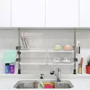 TBZ 올백 씽크 선반 폴싱크 2단 800 골드