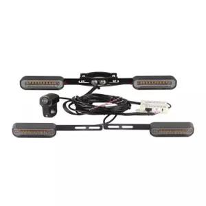 스쿠터 방향지시등 전기자전거 깜박이 후미등 원격 라이트바 핸들 오토바이 LED