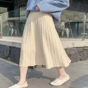 여성 플레어 밴딩 롱 스커트 A라인 쉬폰치마 3색