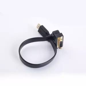 Coms HDMI 젠더 HDMI M to DVI F 25cm DVI ㄱ자 꺾임