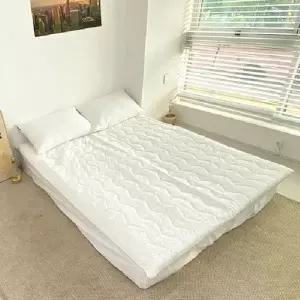 [JHM4R8Q7_51AL]더크린 접이식 3단 매트리스 2인용D 화이트 (29159680A)