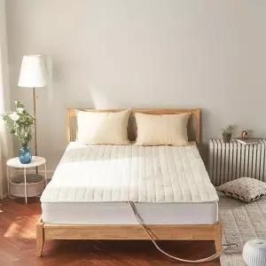 [JHM41Q6S_51AL]더크린 실크극세사 온수매트커버 Q화이트 (29158818A)