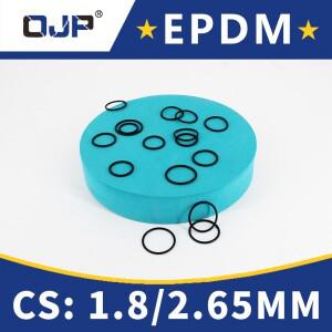 검정색 EPDM O-링 CS1.82.65mm 내경 1.8-30mm 산 및 알칼리 방지 워터 씰 와셔, 산업용으로 재고 있음