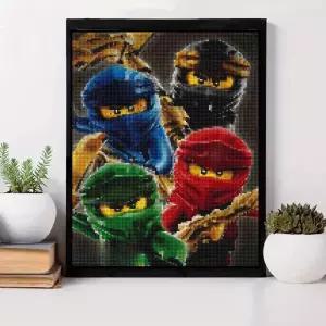 닌자고 보석십자수 보석 만들기 어린이 비즈 선물 제작 집콕 수공예 큐빅