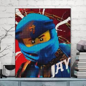 닌자고 보석십자수 수공예 보석 만들기 공예 캐릭터 장식 선물 제작 어린이