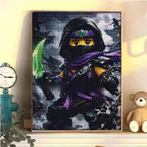 닌자고 보석십자수 선물 캔버스 공예 비즈 수공예 큐빅 장식 제작 만들기