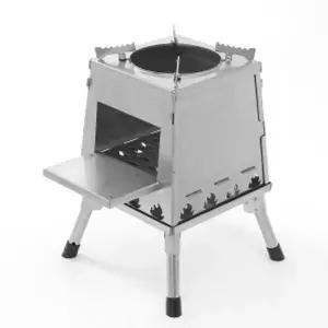 [콩심팥심]해피캠핑 접이식 화목난로(26x34cm) 불멍 캠핑화로대