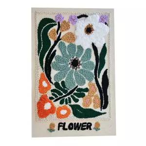 대형 펀치니들액자 플라워 키트 DIY 임산부 취미생활 핸드메이드 자수 패키지 셀프