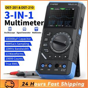 FNIRSI DST-210 3-in-1 디지털 오실로스코프 멀티미터 19999 카운트 10MHz 48Msps 휴대용 자동차 전기 도구