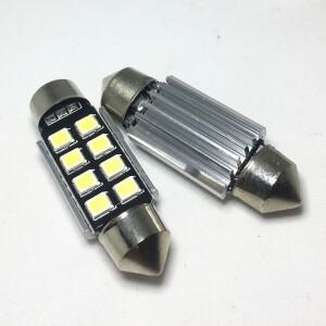 5730 인테리어 독서 화이트 아이스 블루 전구 돔 램프, 페스툰 8 smd LED, 31mm, CANbus C5W 오류 무료 563