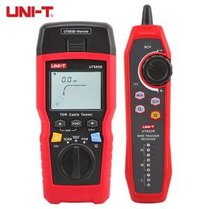 UNI T 네트워크 케이블 테스터, TDR UT685B 키트, 추적기 Lan RJ45, RJ11 감지기 와이어링, LCD 디스플레이