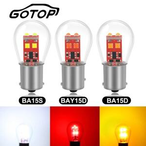 1156 자동차 방향 지시등, LED 전구 1157, BA15S P21W, BAY15D 6SMD S35 칩, 800LM, 12V, 1 개