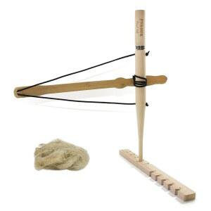 PSKOOK 활 드릴 키트 파이어 스타터, 프리미티브 우드, 스카우트 야외 활동 교육, 아웃사이드 바운드 훈련, 야생성 생존 초보자를 위한 연습 마찰 도구