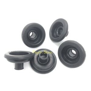 자동차 방진 와이어 패싱용 블랙 트럼펫 모양 스레딩 고무 슬리브 시트 금속 구멍 58mm No 3724016 01