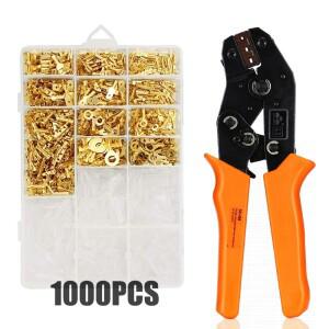 2.84.86.3mm 압착 도구 터미널 절연 암수 와이어 커넥터 전기 스페이드 슬리브 키트