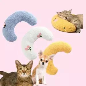 [JHMM7ST8_51AQ]고양이 초승달 베개 쿠션 방석 침대 U형 (29157345A)