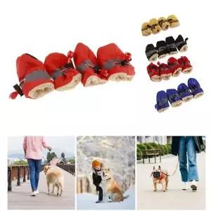 [JHMM7ST0_51CM]강아지 4P 슈즈 산책 부츠 애견신발 양말 (29157294A)