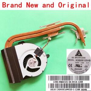 노트북 C 팬 방열판 라디에이터 구리 튜브 모듈 K53SD KSB06105HB AL10