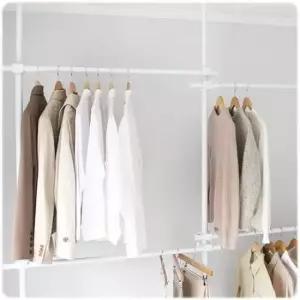 [JED] 봉지름 옷걸이 드레스룸정리 약 행거 4단 기둥식 32mm