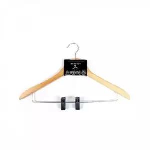 [JED] 상의옷걸이 겸용 우드 옷정리용 바지걸이 수납용품 옷걸이