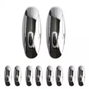 [JED] 부착 행거 실버 옷걸이 벽걸이 10개 중형