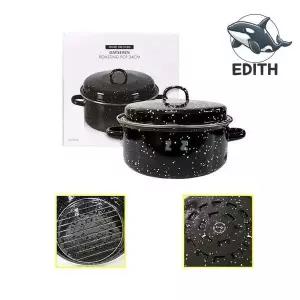 [하프클럽/브이와이]다용도 원형 직화구이 냄비 고구마 24cm