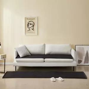 [JHM4178R_51AL]더크린 레이즈 극세사 소파패드 4단 블랙 (29155142A)