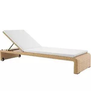 접이식 선베드 라탄 침대 라운지체어 정원 의자 호텔 수영장 리클라이너 우드 시트