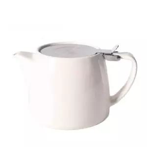 내열유리 티포트 홍차 도자기 주전자 찻잎 거름망 버튼형 차우림 찻주전자