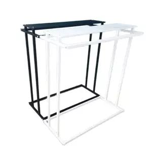 업소용 행거 철제 양면 의류매장 진열대 옷걸이 디스플레이 중앙형