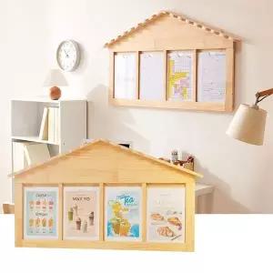 학원 알림판 어린이집 유치원 원목 게시판 아크릴 학원알림판