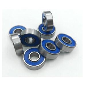 KETDDYEG 8pcs 608 베어링 속도 인라인 스케이트 휠 세라믹 608zz 스케이트보드 부품 롱보드 베어링(8pc Gcr15 Abec9)