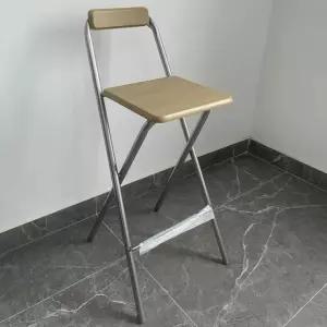 바텐 바의자 접이식 인테리어 메탈 높은 우드 체어 등받이 홈바 펍체어