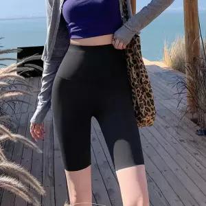 [미미캐츠]미미캐츠 2매구성 하이웨스트 프리커팅 여성 5부 레깅스 속바지 2매 P-8205