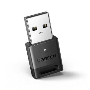 eAj UGREEN USB Bluetooth 5.3 PC용 어댑터, Windows 11/10/8.1용 플러그 앤 플레이, 키보드용 블루투스 수신기 및 송신기 / 마우스 / 헤드폰 / 스피커 / 프린터