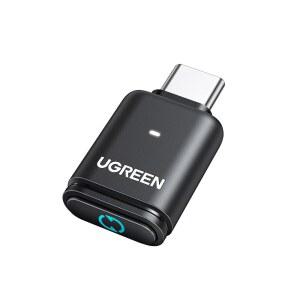 eAj PS5용 UGREEN USB-C 블루투스 어댑터, APTX 저지연 및 aptX 적응형 무선 오디오 송신기를 사용하여 무선 헤드폰과 이어버드를 연결하는 블루투스 5.3 오디오 어댑터