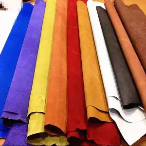 인조가죽시트지 가죽 수선패치 멀티 컬러 돼지 분할 안감 신발 스웨이드 숨기기 피부 소재 조각 공예 DIY