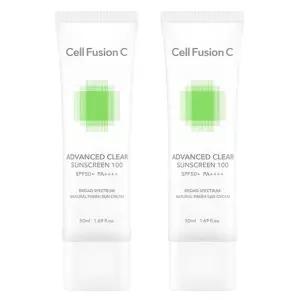 셀퓨전씨 어드밴스드 클리어 썬스크린 100 SPF50+ PA++++ 50ml 2개